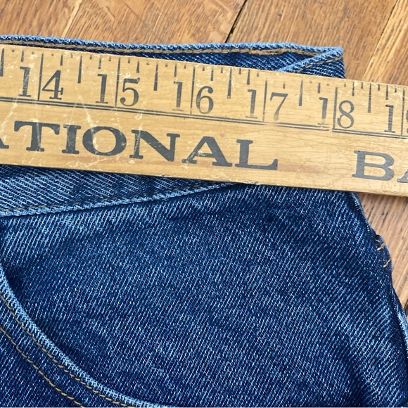 DC Jeans Worker Baggy Men’s Blue Denim Jeans Button Front Actual Measures 36x30 - Picture 10 of 15